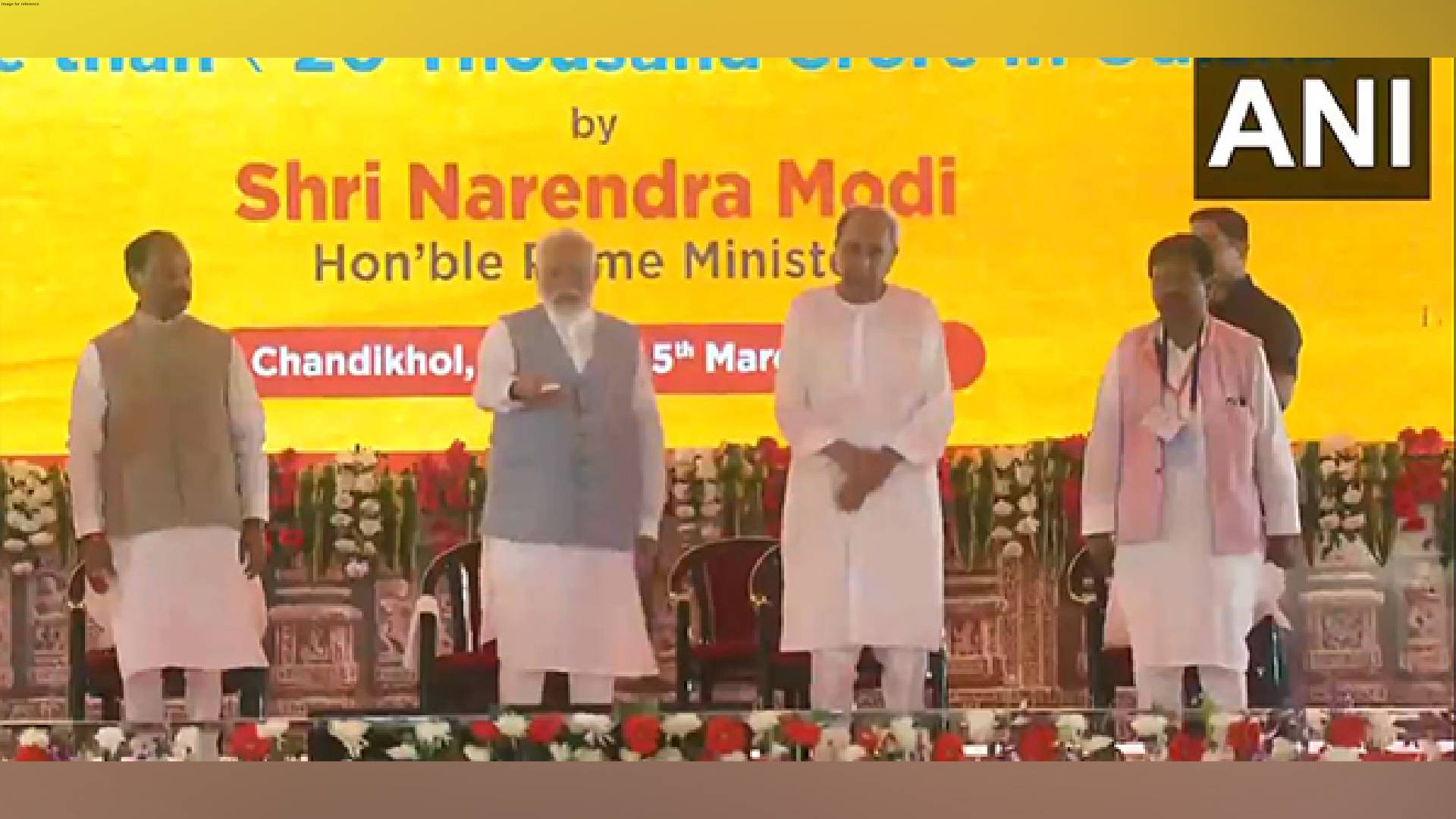 Odisha: PM Modi unveils development projects worth over Rs 19,600 crore at Chandikhole